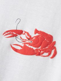 NAME IT T-shirt Fonnot Bright White Lobster